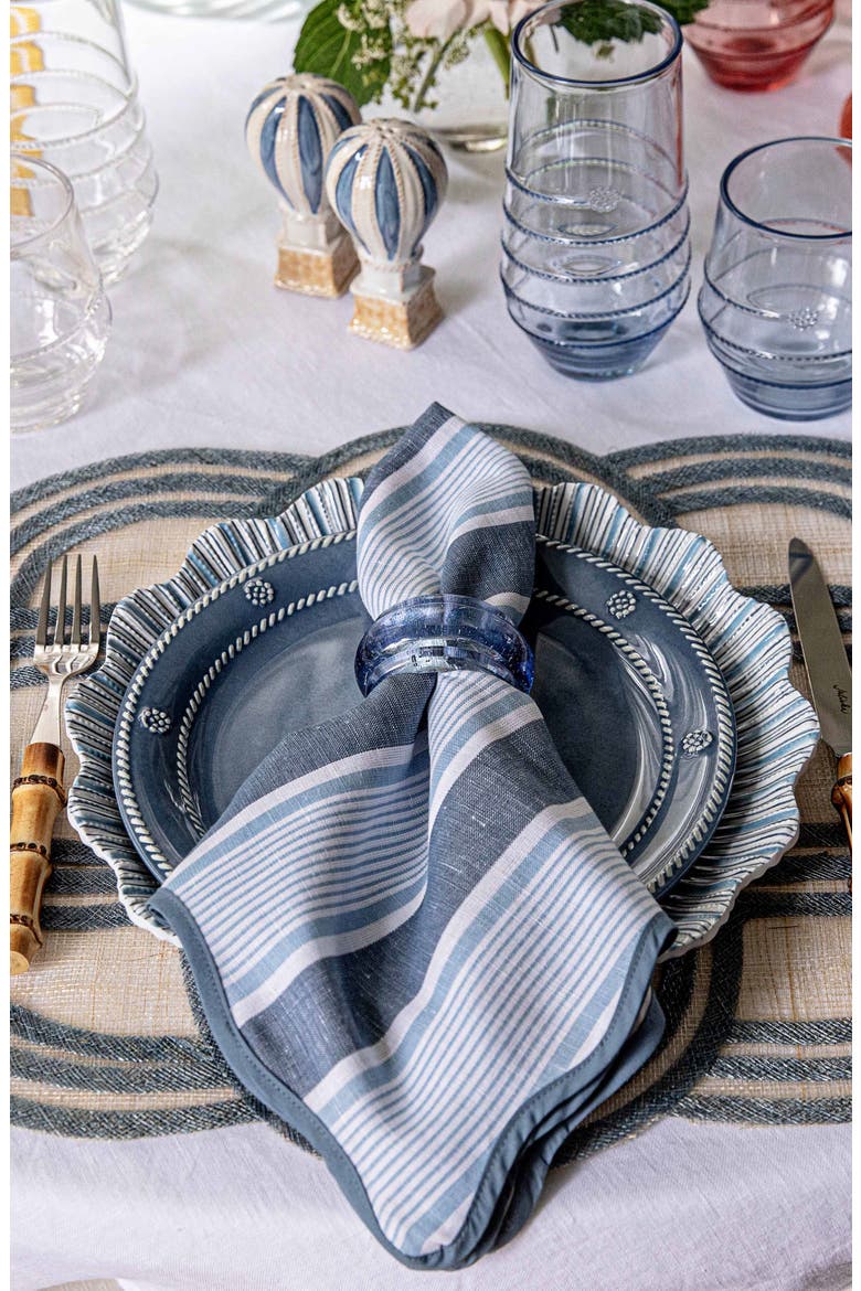 Cabana Set of 4 Napkins, Alternate, color, OCEAN