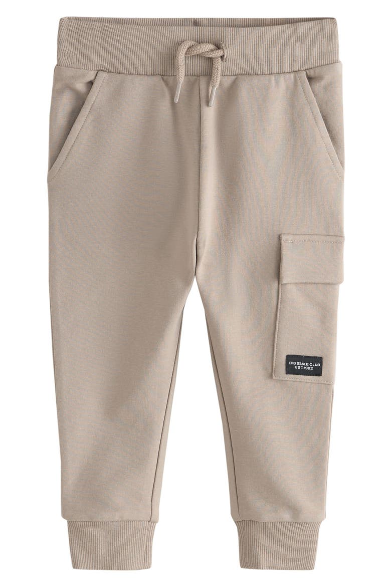 Kids' Stretch Cotton Cargo Joggers, Main, color, NEUTRAL