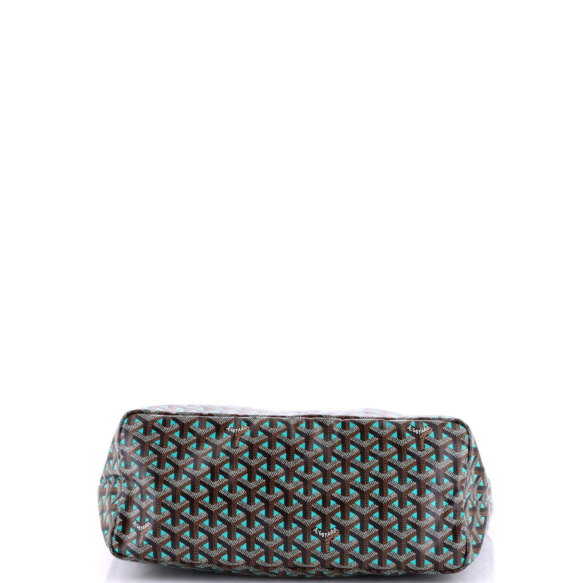 Pre-Owned Goyard Saint Louis Tote Claire Voie Coated Canvas PM, Alternate, color, Green