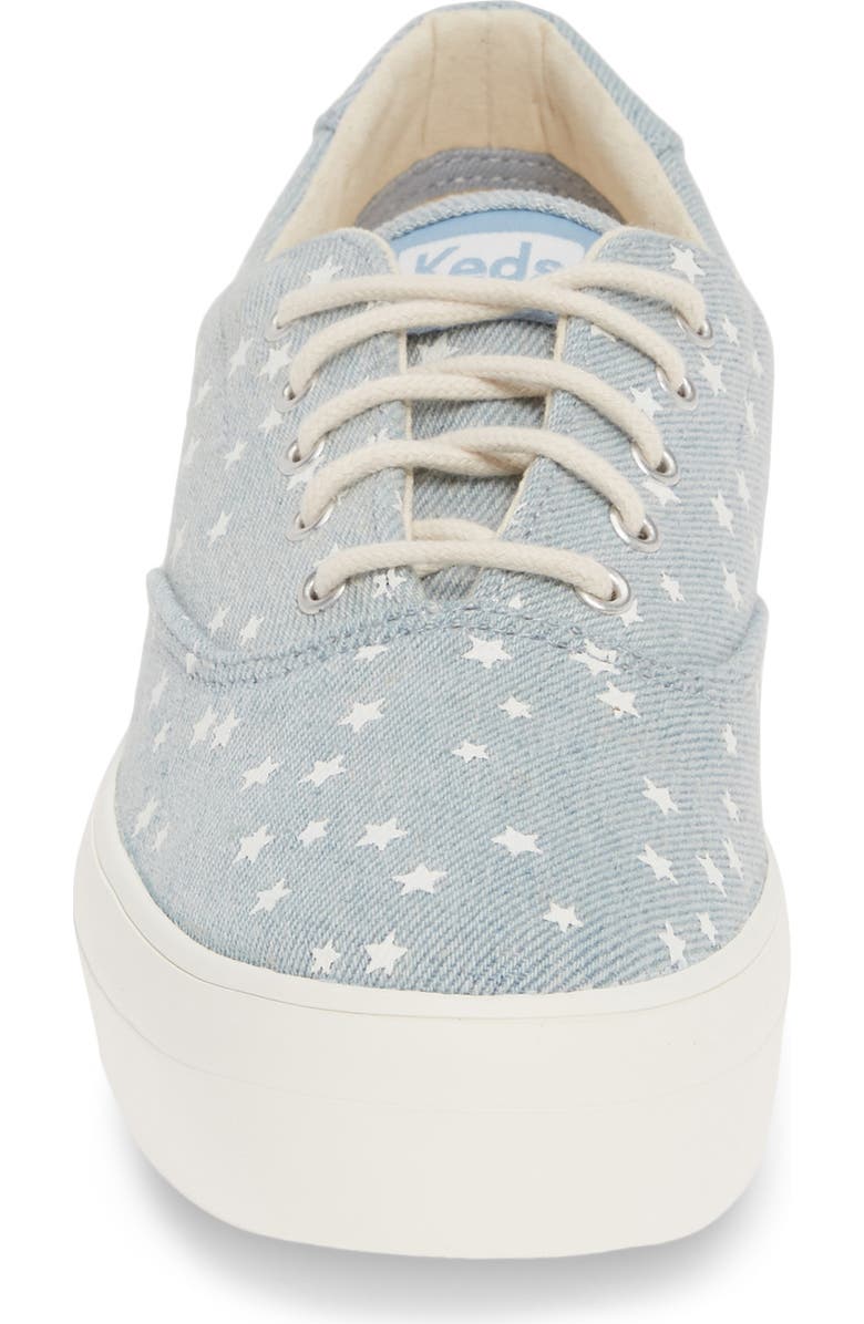 Keds<sup>®</sup> Rise Denim Star Sneaker, Alternate, color,