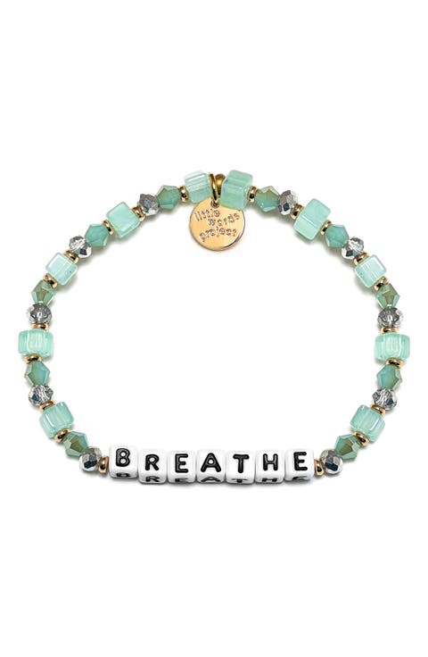 Breathe Beaded Stretch Bracelet