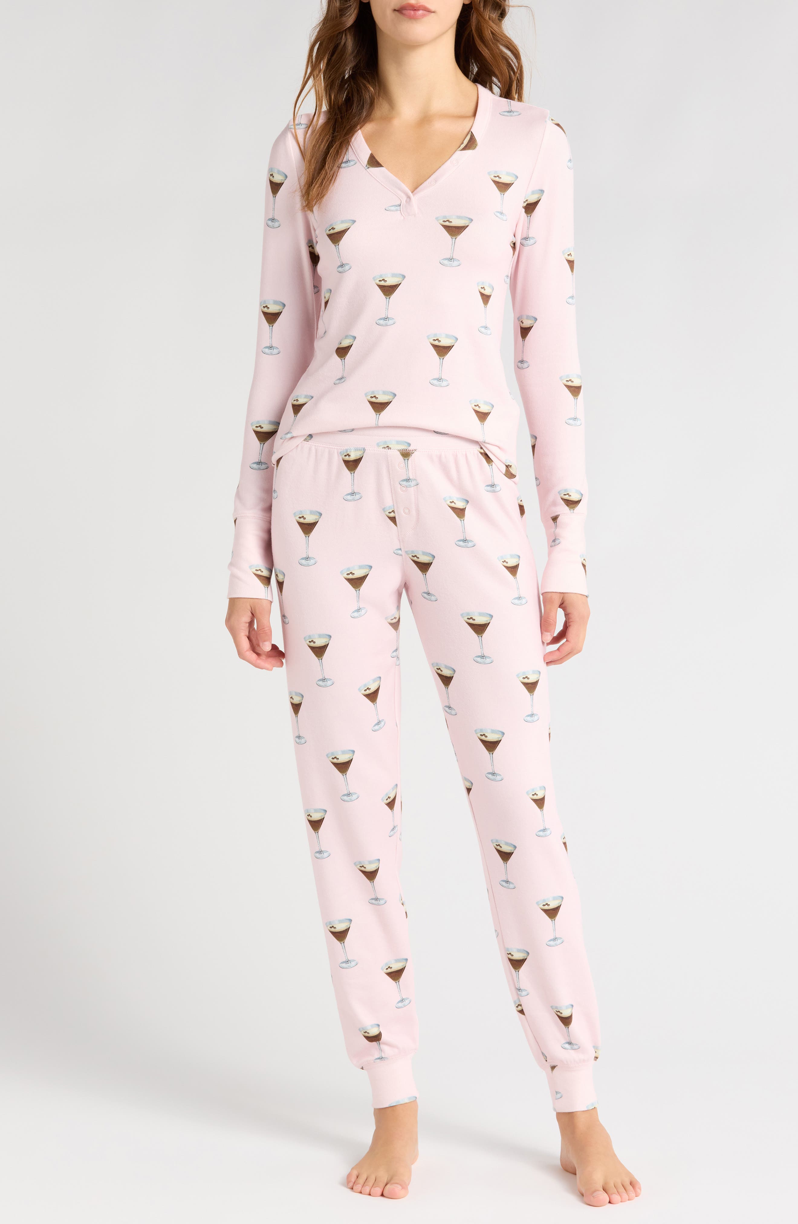 PJ Salvage Brushed Butter Jersey Pajamas