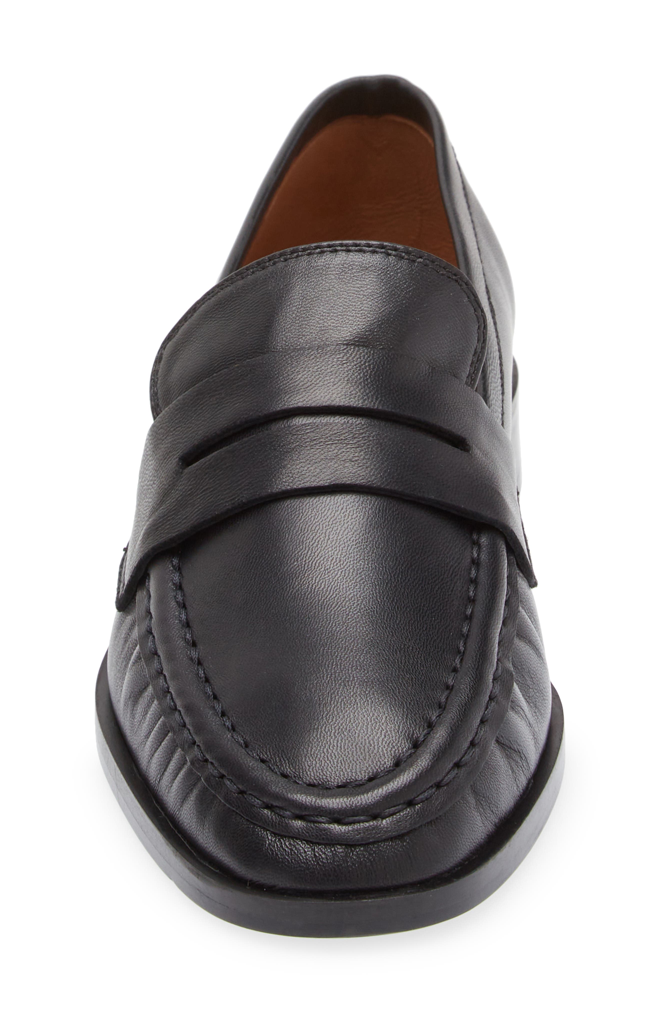 ATP ATELIER Airola Penny Loafer, Alternate, color, Black