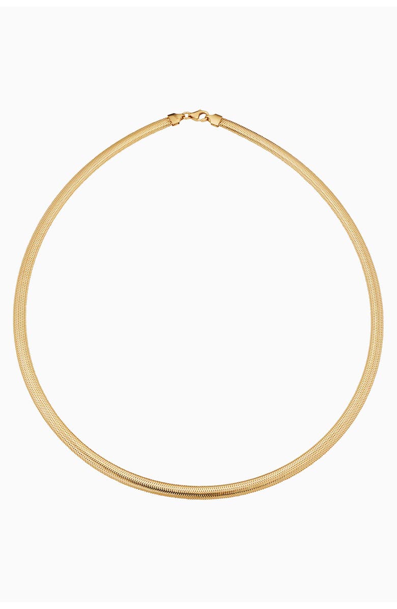 Oradina 14K Gold Mesh Glamour Necklace, Main, color, Yellow Gold
