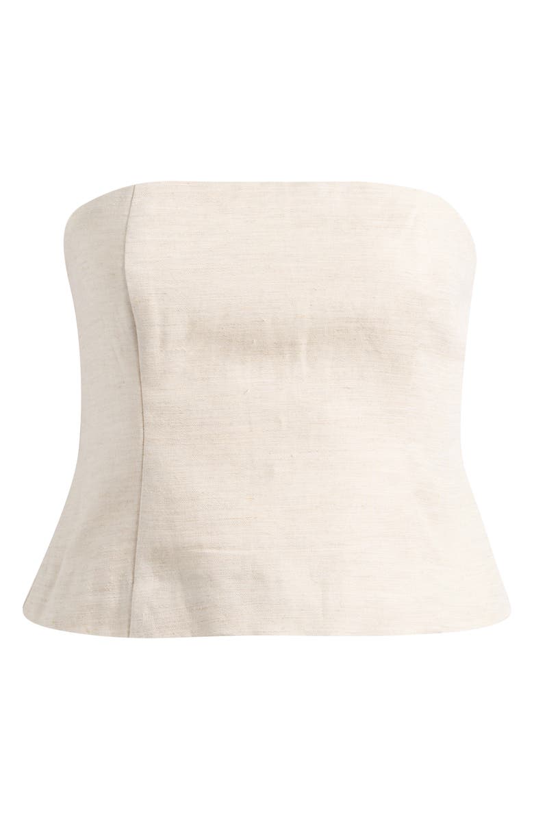 Good American Strapless Top, Main, color, Oat