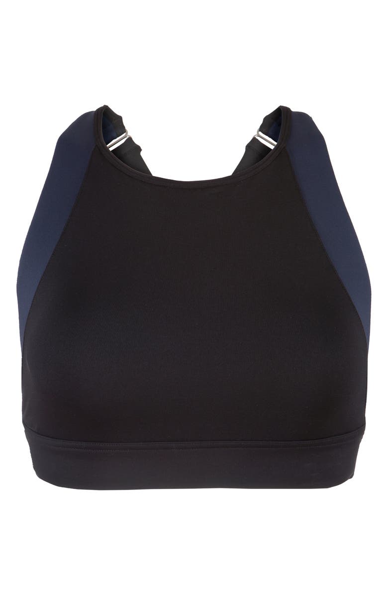 LIVELY The Active High Neck Cross Back Sports Bralette, Alternate, color, 