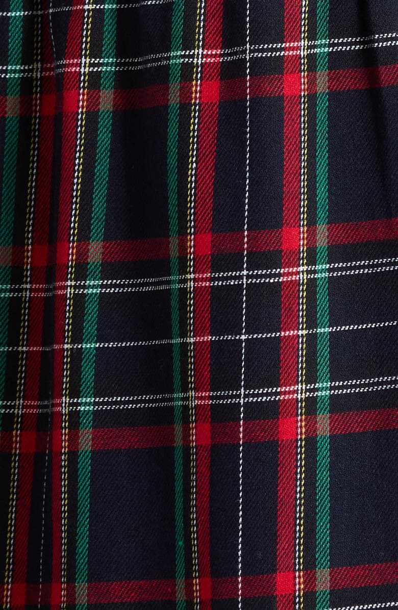 SUGARLIPS Chapman Plaid Yanis Midi Shirtdress, Alternate, color, Navy-Multi