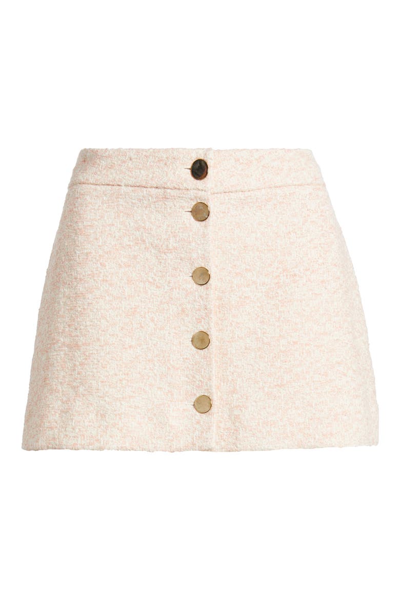 The Tweed Miniskirt, Alternate, color, AZALEA MULTI