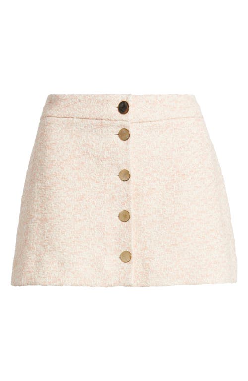 Frame The Tweed Miniskirt In Azalea Multi