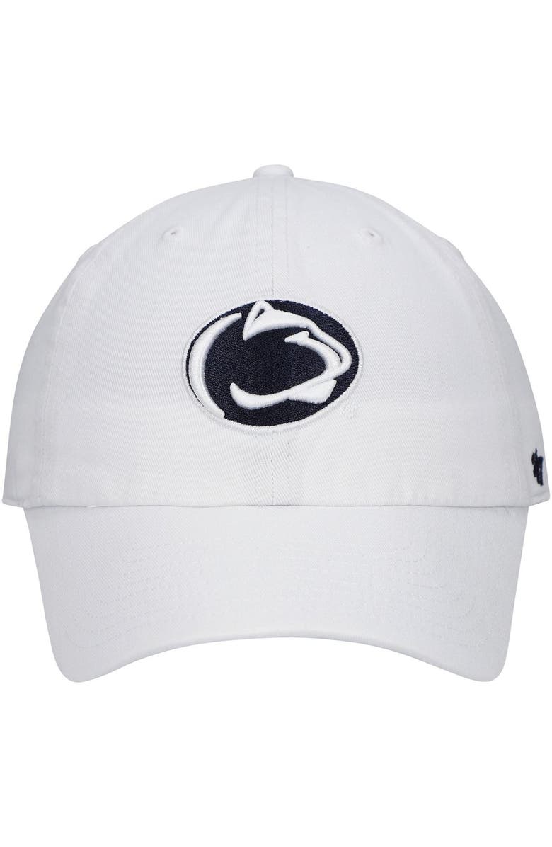 '47 Men's '47 White Penn State Nittany Lions Clean Up Logo Adjustable Hat, Alternate, color, White
