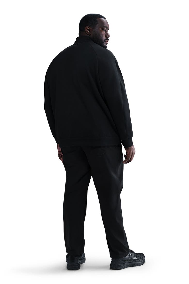 24.7 PerfectStretch Dri-FIT Regular Fit Flat Front Pants, Alternate, color, 010 BLACK/DKSKGY