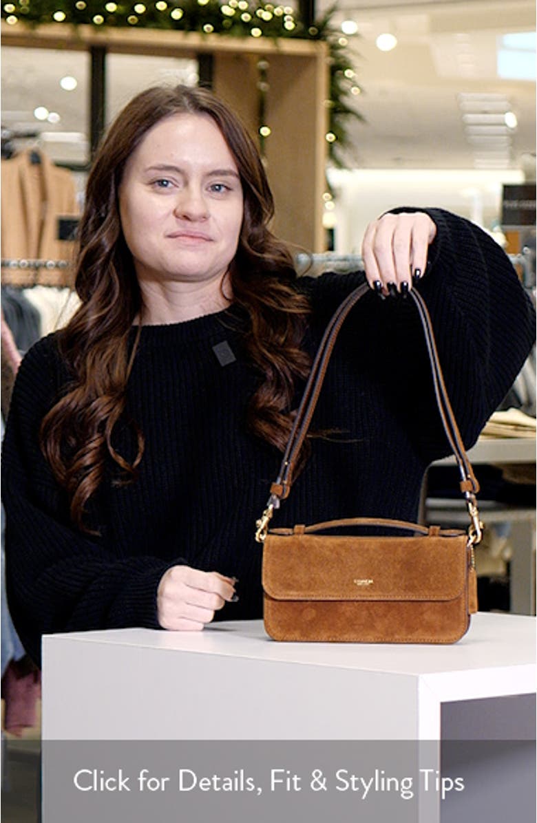 Elora Refined Leather Crossbody Bag, sales video thumbnail