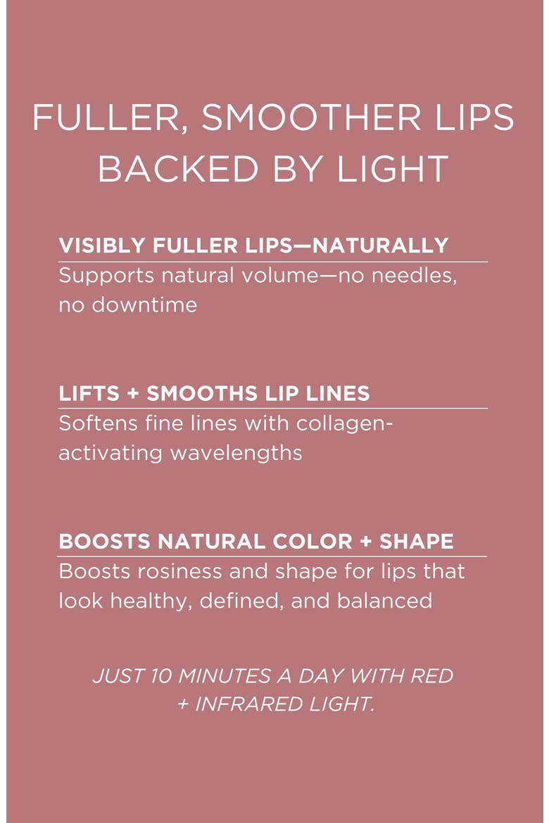 LED Lip Volume Pro Red Light Device for Plump Lips, Alternate, color, WHITE