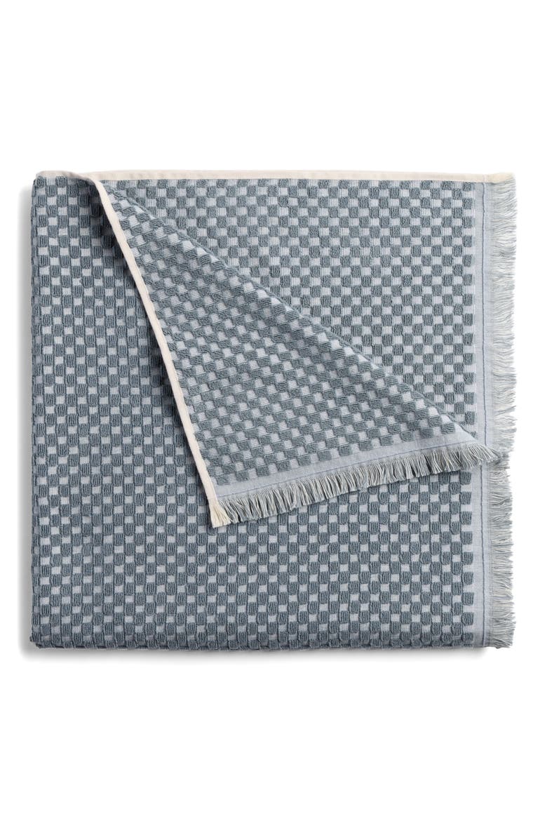 Riviera Organic Cotton Beach Towel, Main, color, WAVE