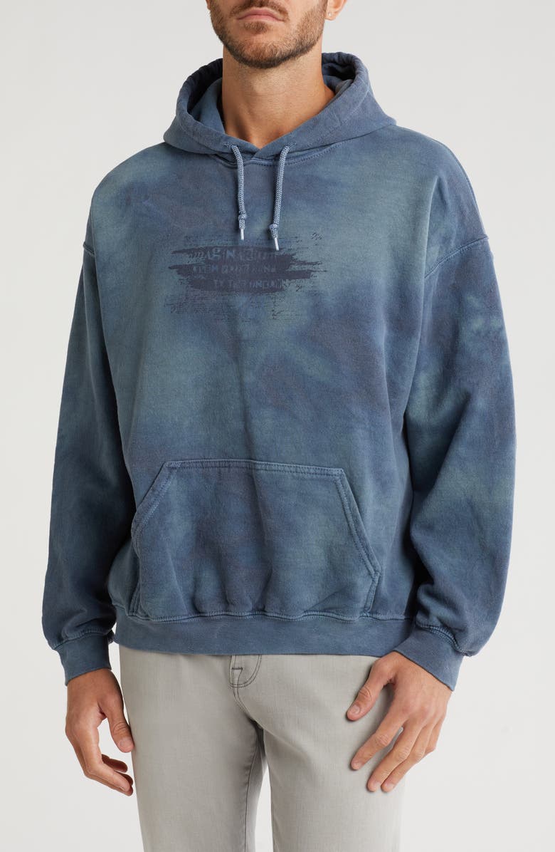 BDG Urban Outfitters Tie-Dye Unmatch Paral Pullover Hoodie, Main, color, 