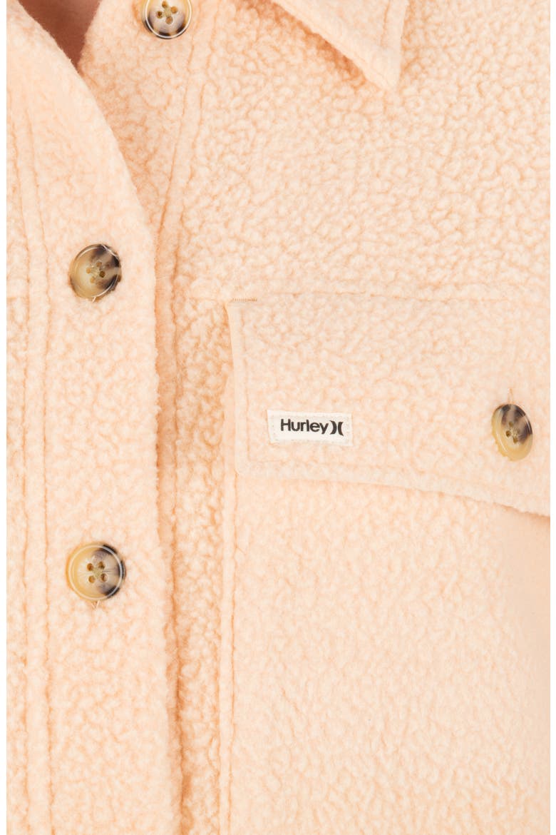 Pit Stop Polar Fleece Shirt Jacket, Alternate, color, SANDY