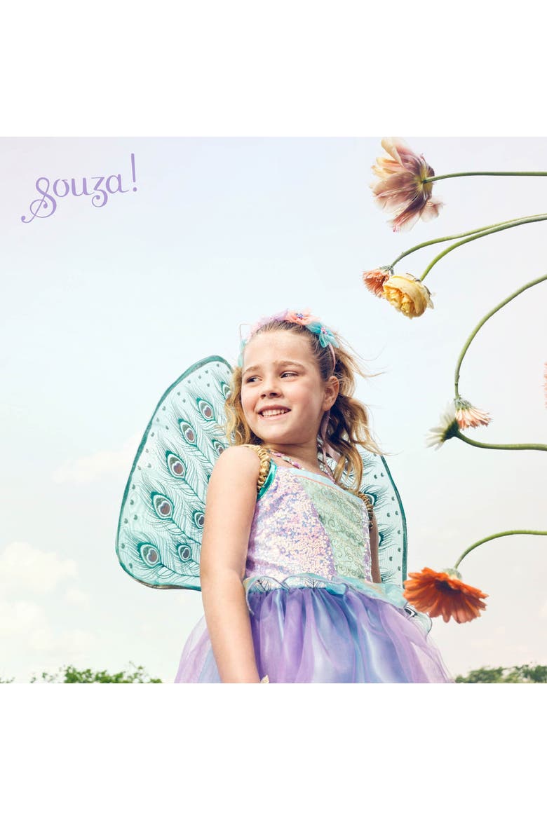 Tamara Fairy Costume, Dress and Wings Set, Alternate, color, Green