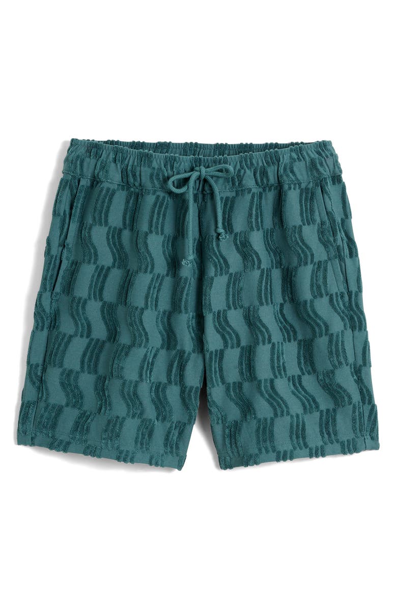 Madewell Everywear Jacquard Terry Shorts, Alternate, color, 