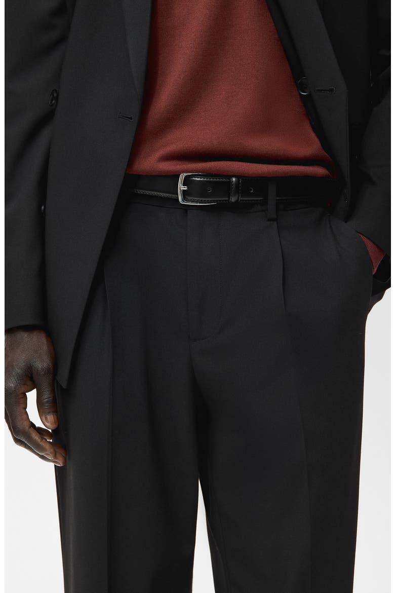 Boston Regular Fit Suit Pants, Alternate, color, BLACK