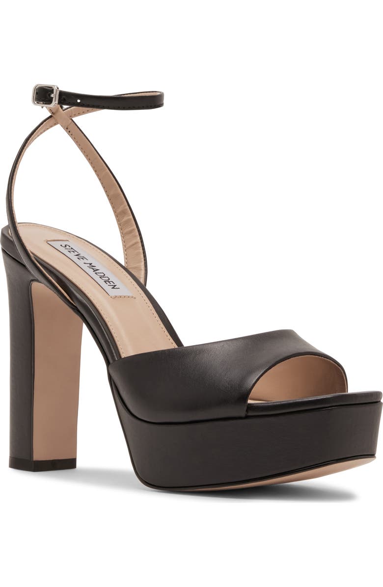 Steve Madden Assured Ankle Strap Platform Sandal, Main, color,