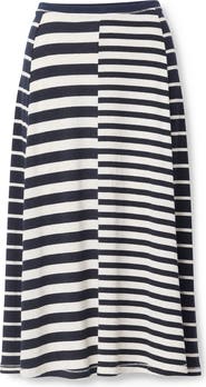 rag & bone Mixed Stripe Knit Midi Skirt