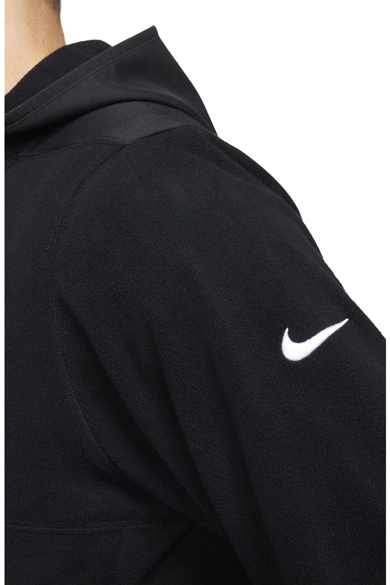 Nike Therma-FIT Victory Zip Golf Hoodie, Alternate, color, BLACK/ BLACK/ BLACK/ WHITE