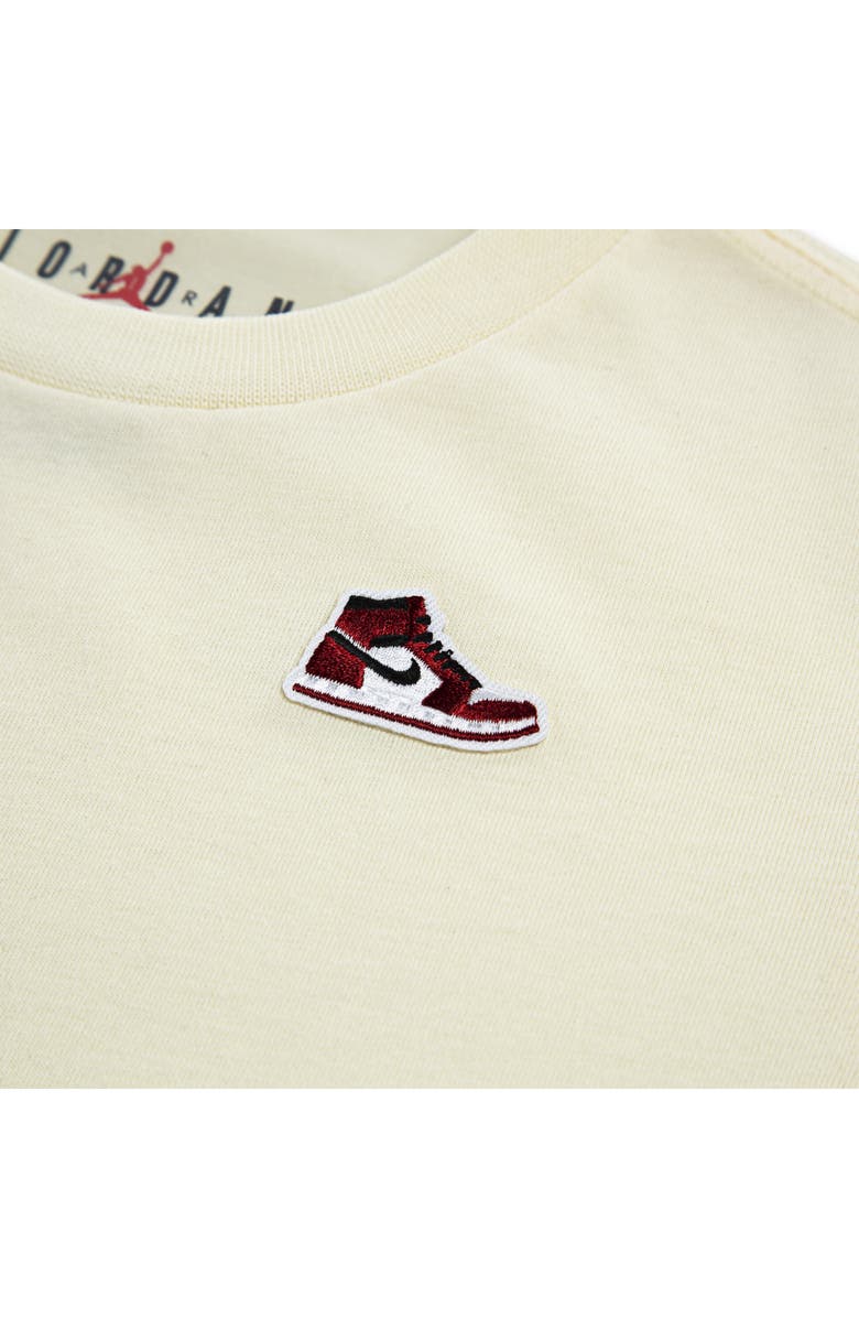 Jordan Kids' Jordan Sneaker Patch T-Shirt, Alternate, color, Legend Sand