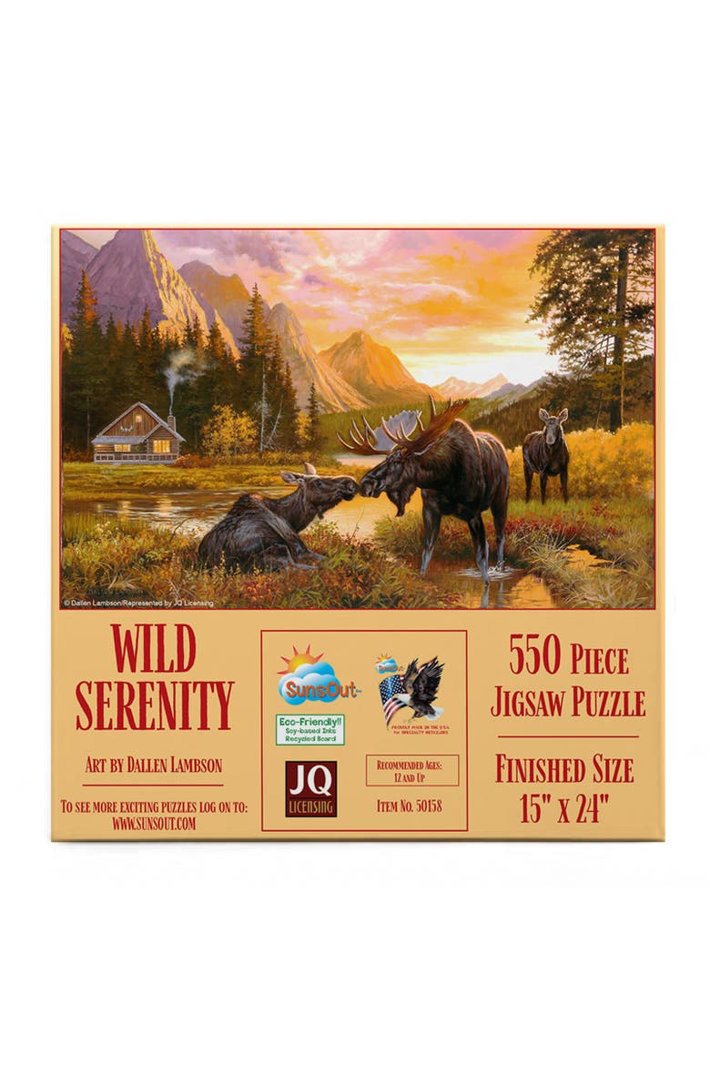Wild Serenity 550 piece Jigsaw Puzzle for Adults, Alternate, color, Multicolor