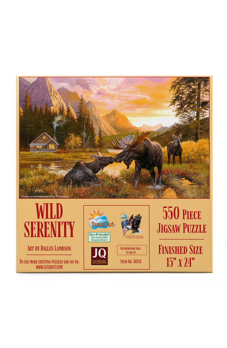Sunsout Wild Serenity 550 piece Jigsaw Puzzle for Adults, Alternate, color, Multicolor