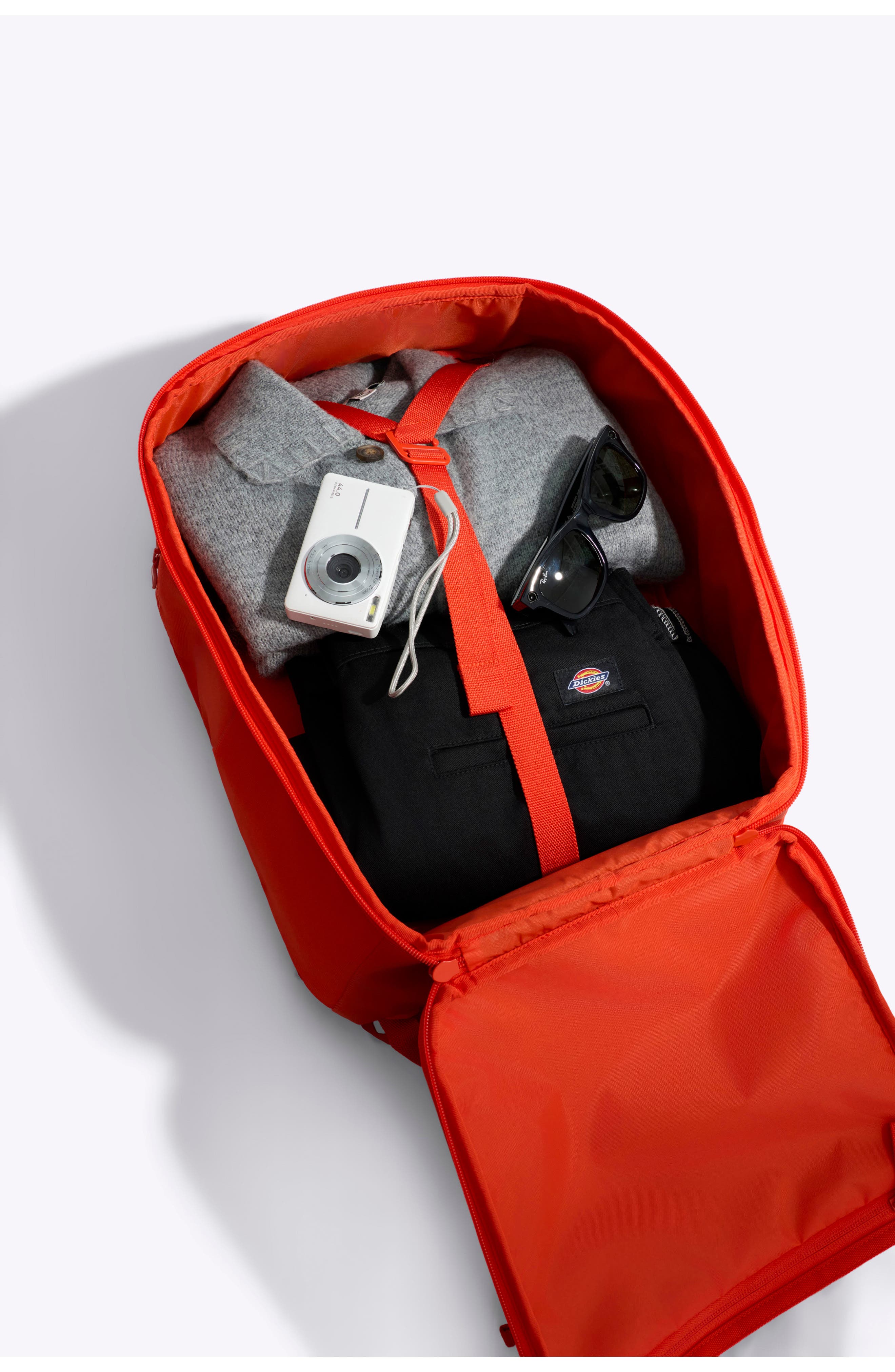 The Pro Travel Backpack, Alternate, color, FLAME