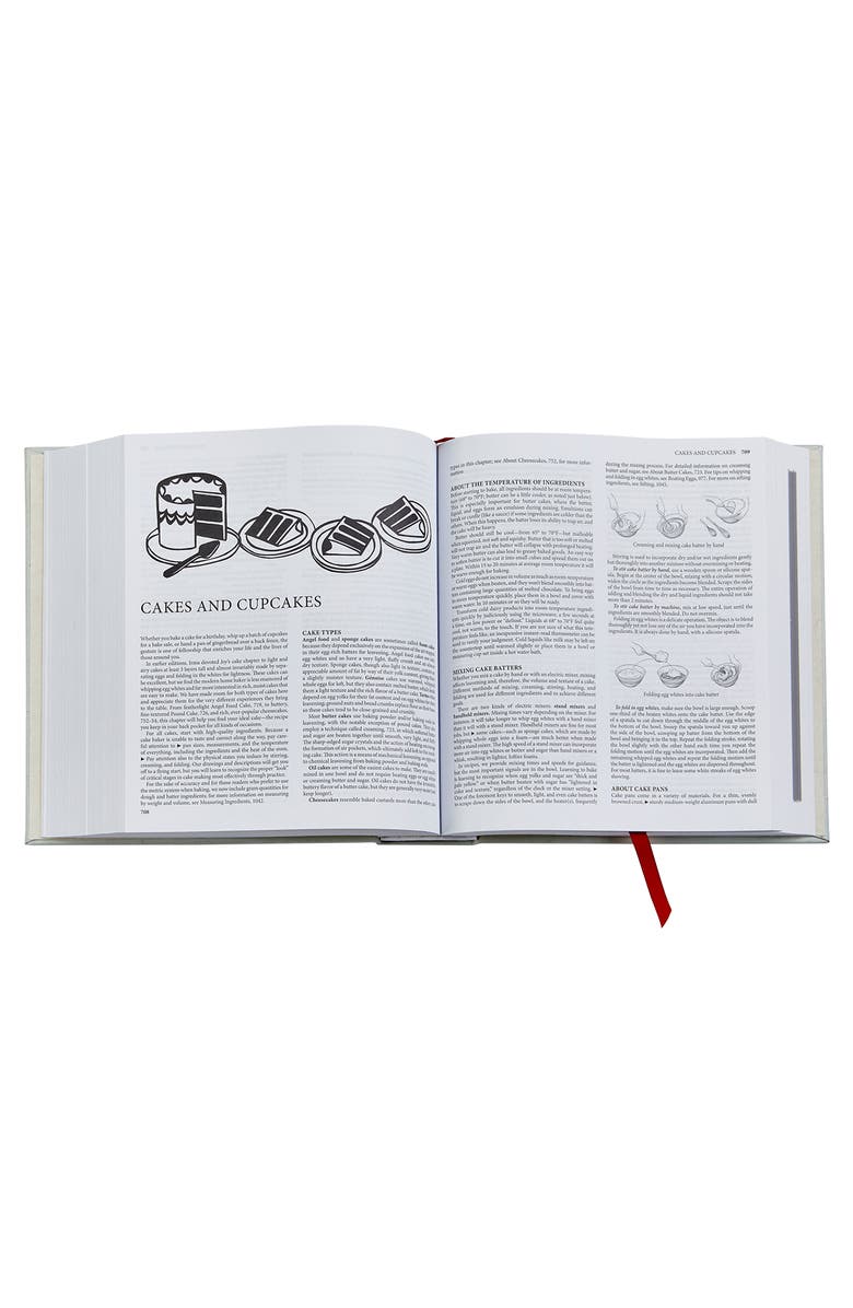 Graphic Image Joy of Cooking Leather Coffee Table Book, Alternate, color, Red