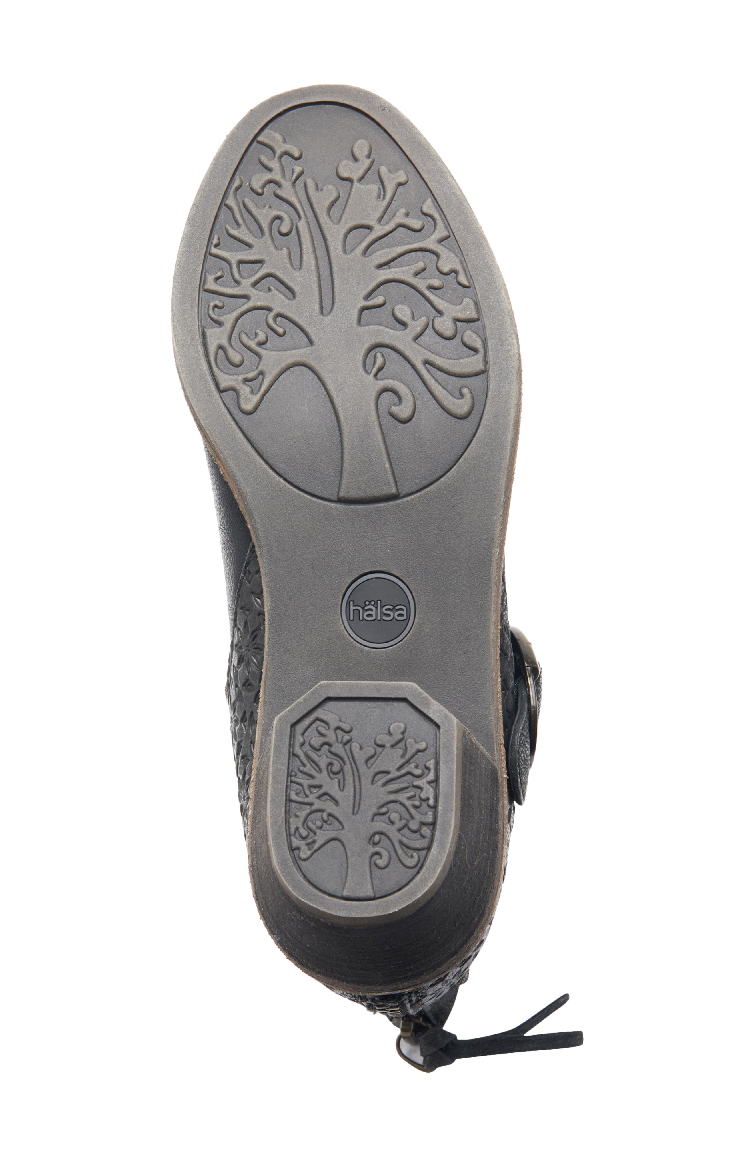 Hälsa Footwear Melania Bootie, Alternate, color, Black Leather