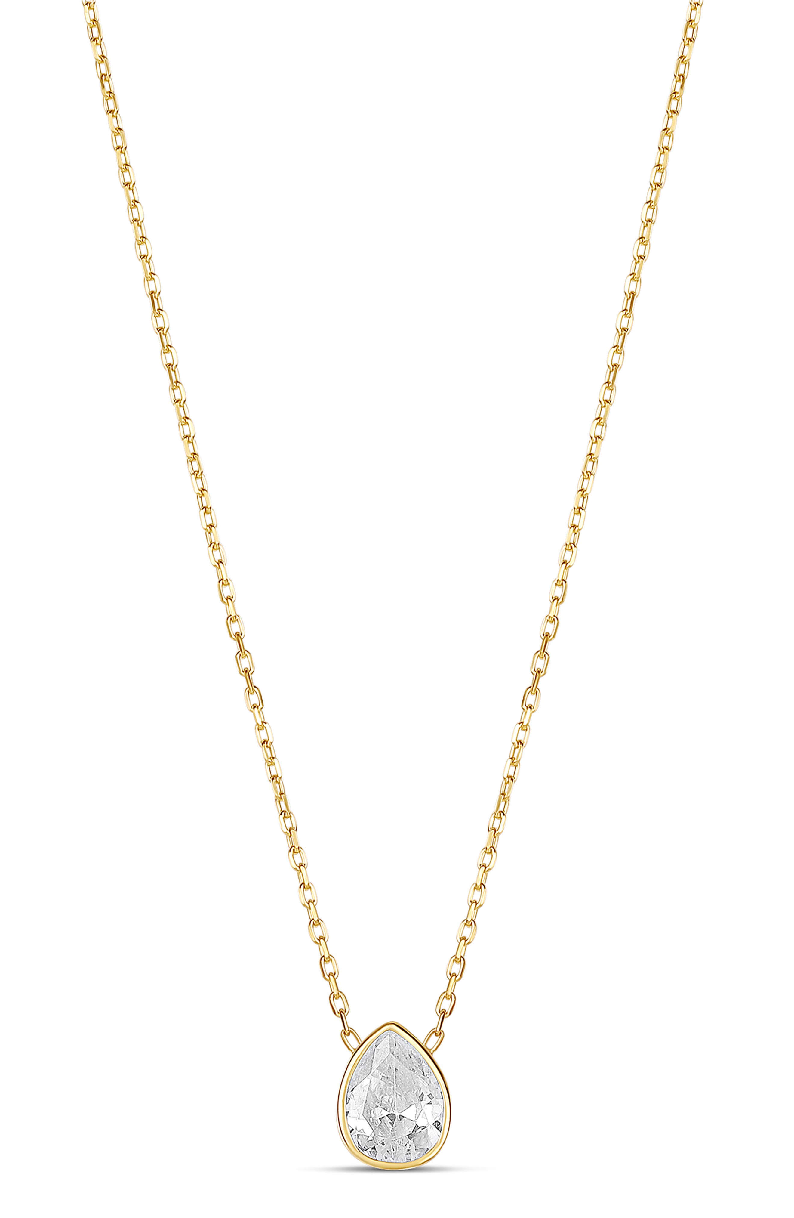 GOLD/ WHITE/PEAR CUT