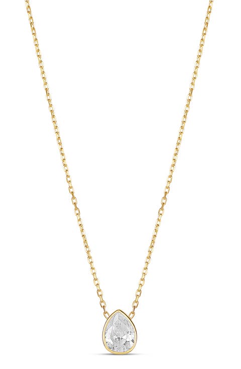 Mini Heart Bezel Pendant Necklace