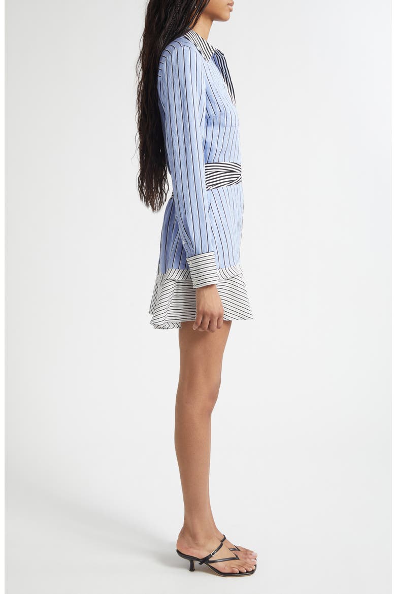 Solana Long Sleeve Stripe Minidress, Alternate, color, MULTI CATALINA STRIPE