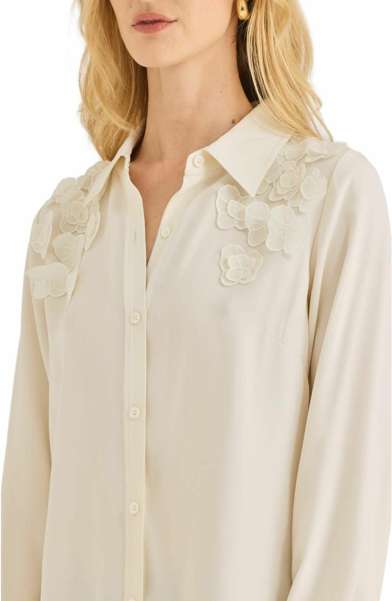 Rebecca Taylor Mia Top, Alternate, color, Ivory