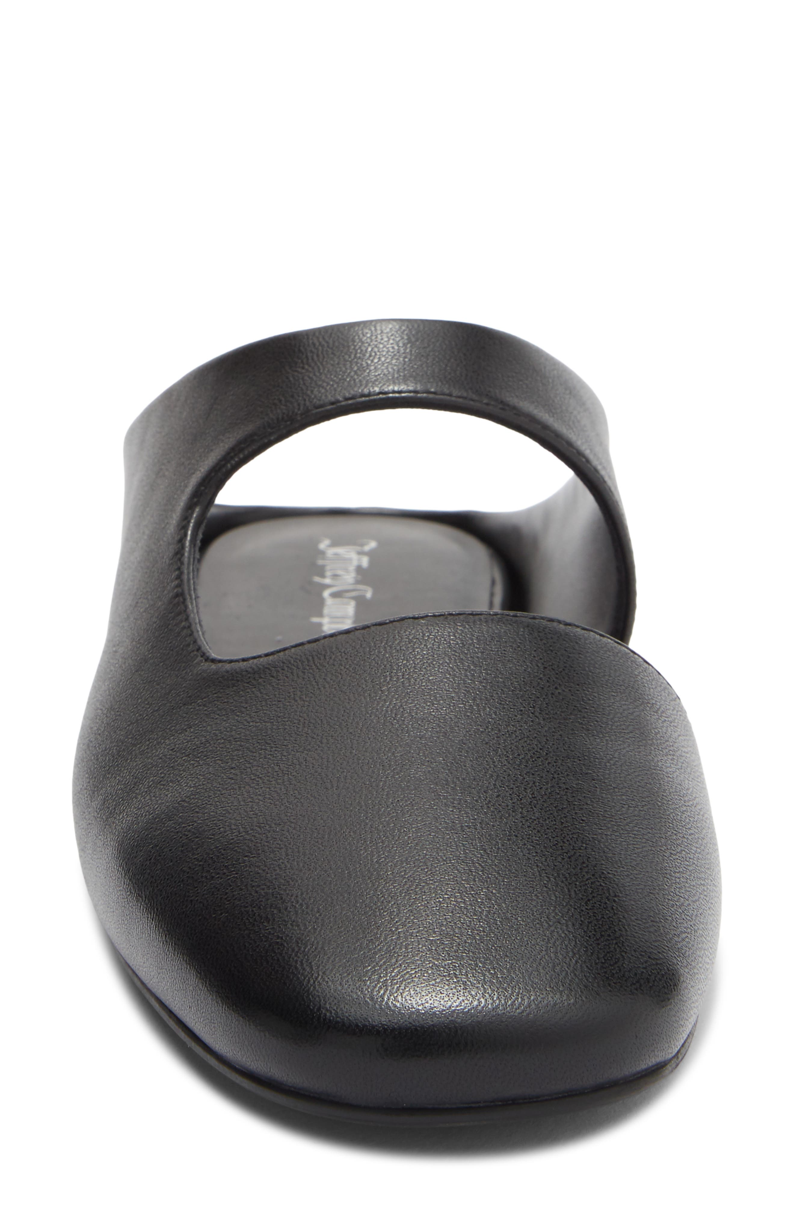 Jeffrey Campbell Siesta Leather Mule, Alternate, color, Black
