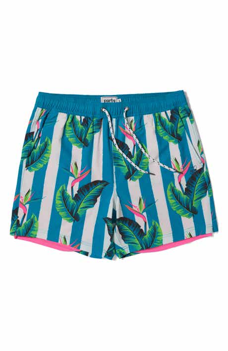 Party Pants Gulf Stripe Sport Swim Trunks