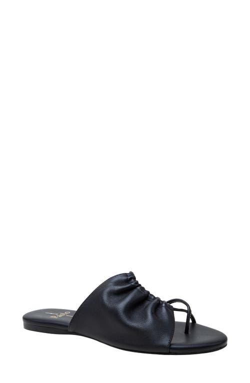 Linea Paolo Lane Toe Loop Sandal In Black