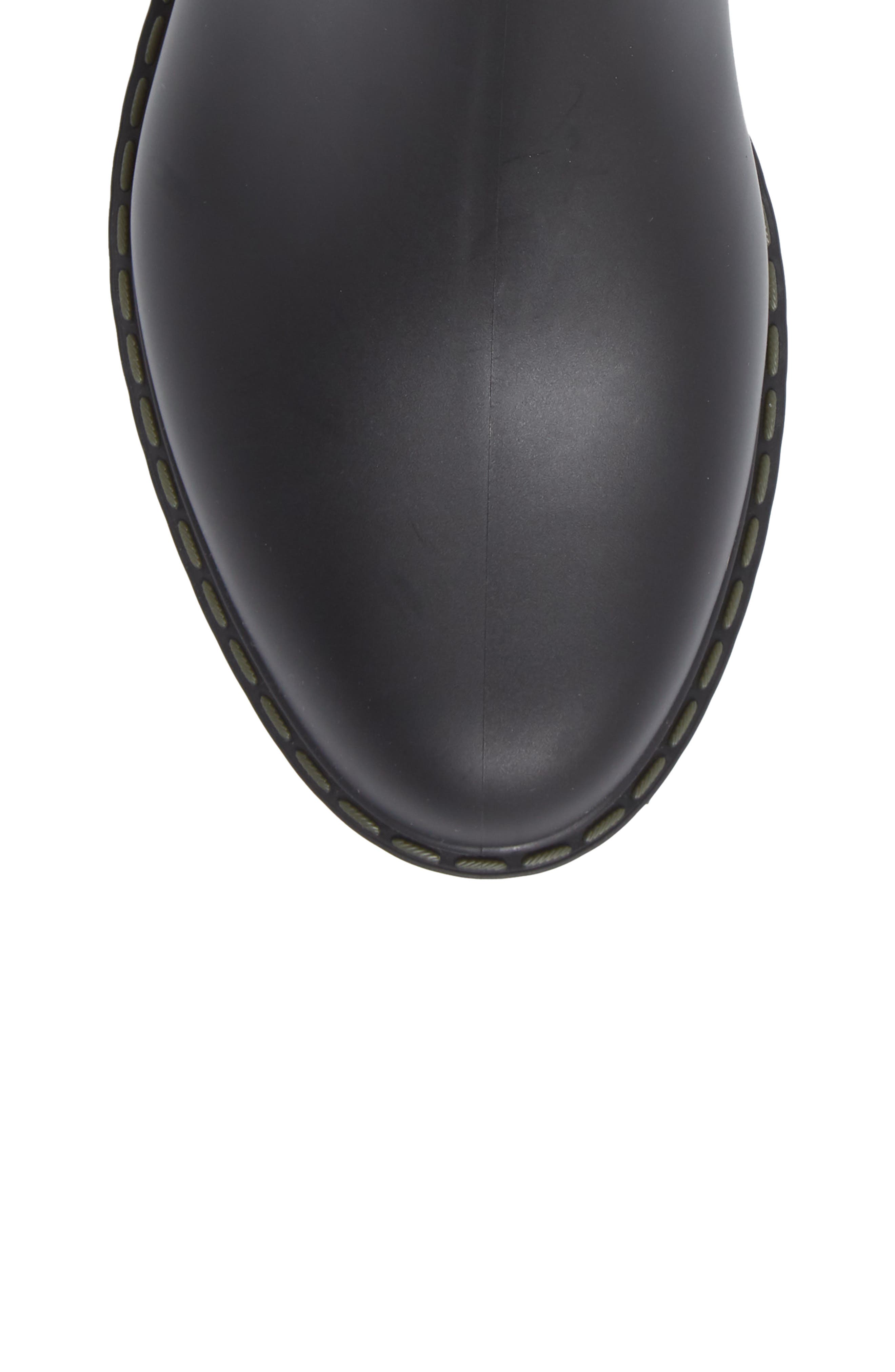 Toni Pons Cavour Chelsea Boot, Alternate, color, Black/ Khaki Rubber