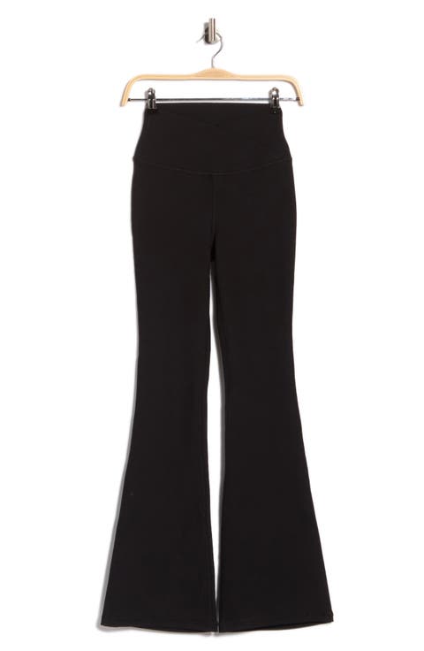 Madison Chill Tech Rib Crossover High Waist Flare Leggings