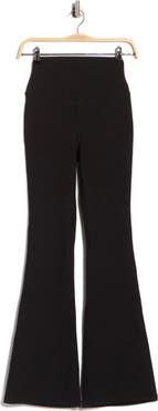 90 DEGREE BY REFLEX Madison Chill Tech Rib Crossover High Waist Flare Leggings