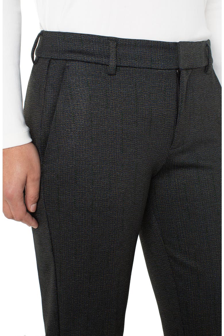 Kelsey Herringbone Tapered Pants, Alternate, color, SMOKEY CHARCOAL HERRINGBONE