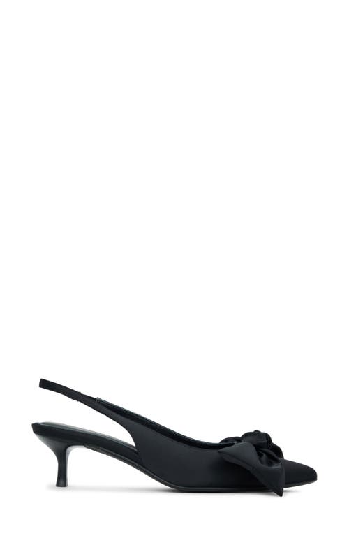 Yosi Samra Elise Slingback Pointed Toe Kitten Heel Pump In Multi