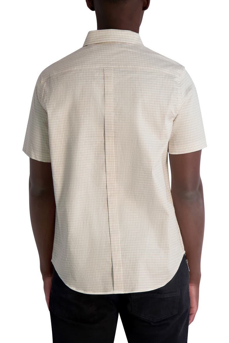 Karltooth Short Sleeve Shirt, Alternate, color, NATURAL/ WHITE