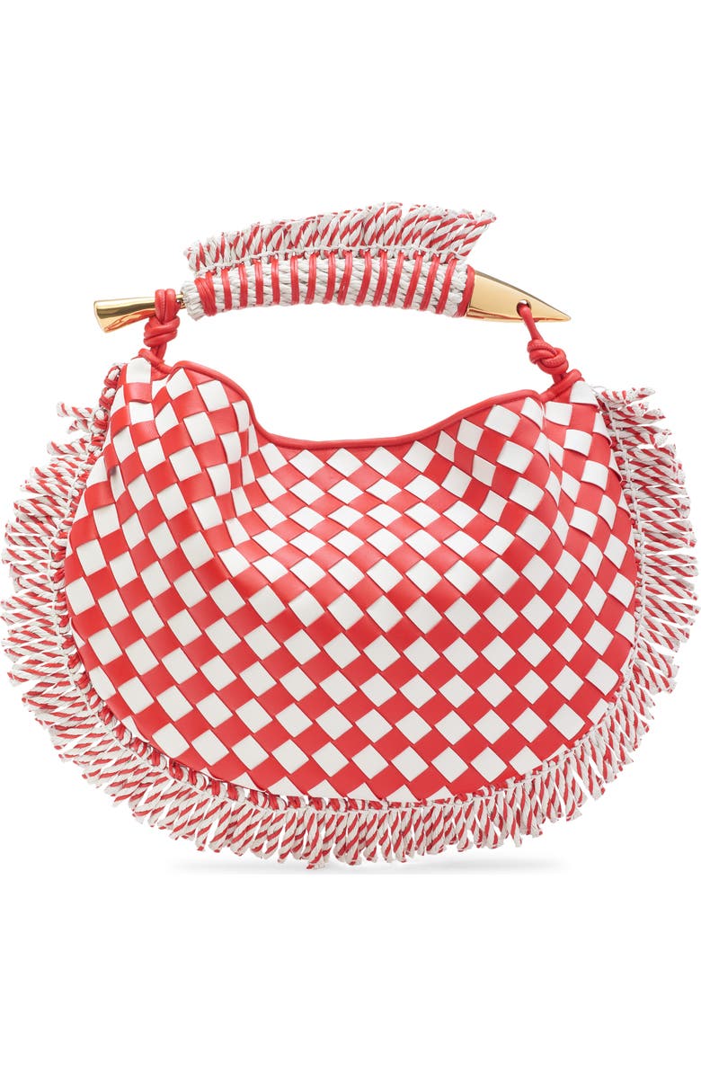 Bottega Veneta Small Sardine Intrecciato Top Handle Bag, Alternate, color, Vernis