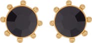 Kate Spade New York gold-tone bezel set crystal stud earrings