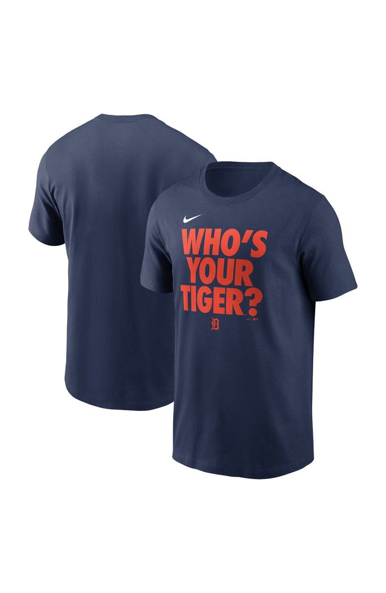 Nike Men's Nike Navy Detroit Tigers Rally Rule T-Shirt, Main, color, Navy