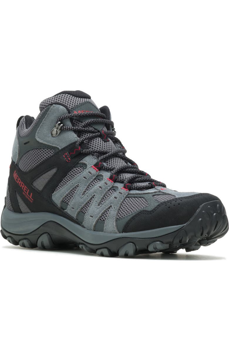 Merrell Accentor 3 Mid Waterproof Hiking Boot, Main, color,