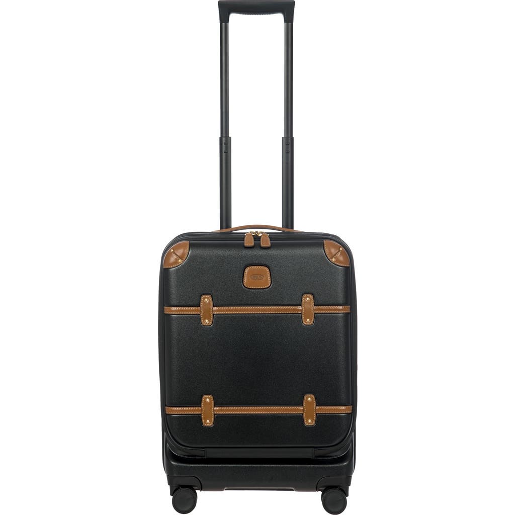Bric's Bellagio 3.0 21" Carry-on Expandable Spinner W/pocket In Black